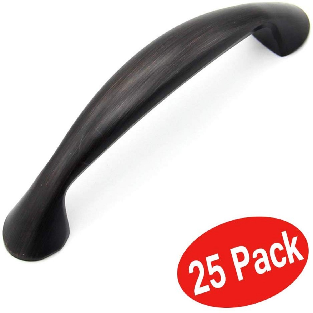 VESLA HOME Oil Rubbed Bronze Cabinet Hardware Drawer Handle Pull - 3